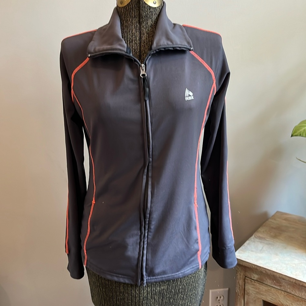 Running Athletic Zip Up Jacket RBX Small